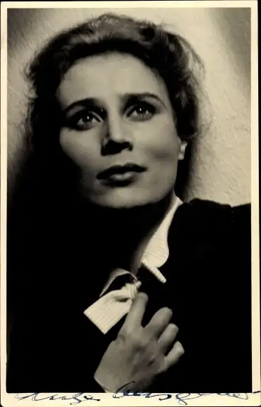 Foto Schauspielerin Antje Weisgerber, Portrait, Autogramm