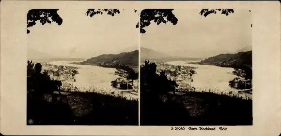 Stereo Foto Bad Tölz in Oberbayern, Panorama