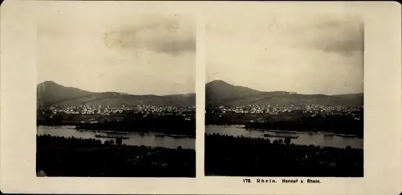 Stereo Foto Bad Honnef am Rhein, Totalansicht