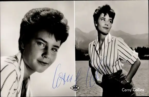 Ak Schauspielerin Corny Collins, Synchronsprecherin, Portrait, Autogramm, Immer die Radfahrer