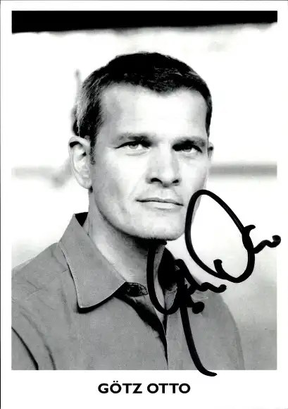 Ak Schauspieler Götz Otto, Portrait, Autogramm