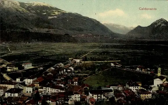 Ak Caldonazzo Gallnötsch Trentino, Panorama