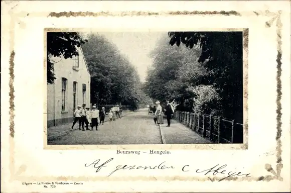 Ak Hengelo Overijssel Niederlande, Beursweg