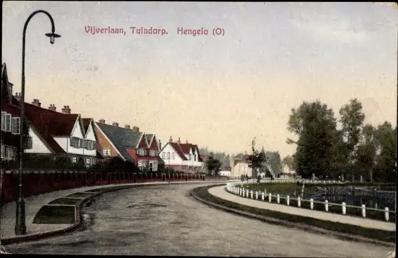 Ak Hengelo Overijssel Niederlande, Vijverlaan, Tuindorp