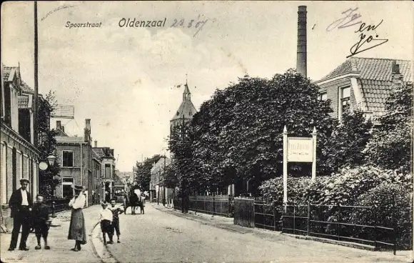 Ak Oldenzaal Overijssel, Spoorstraat