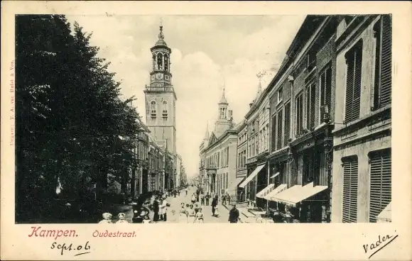 Ak Kampen Overijssel Niederlande, Oudestraat