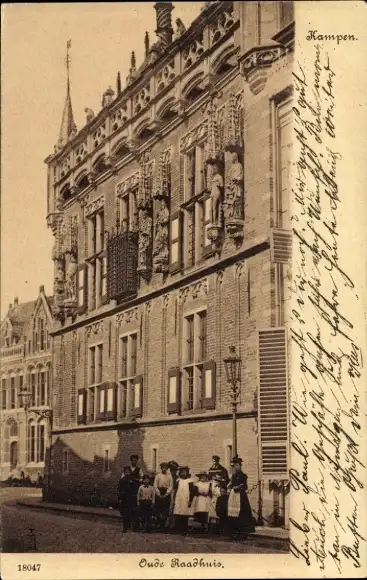 Ak Kampen Overijssel Niederlande, Altes Rathaus