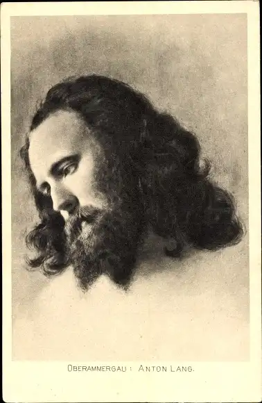 Ak Schauspieler Anton Lang, Portrait, Oberammergau, Passionsspiele