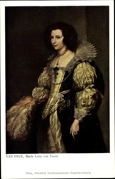 Künstler Ak Van Dyck, Marie Luise von Tassis