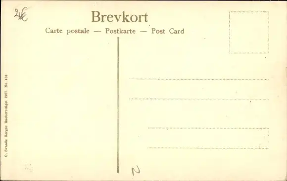 Ak Norwegen, Nordfjord, Tystigen mellem Videsaetor og Grjotlid