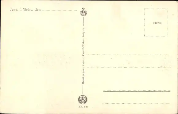 Ak Jena in Thüringen, Stadtpanorama, Studenten