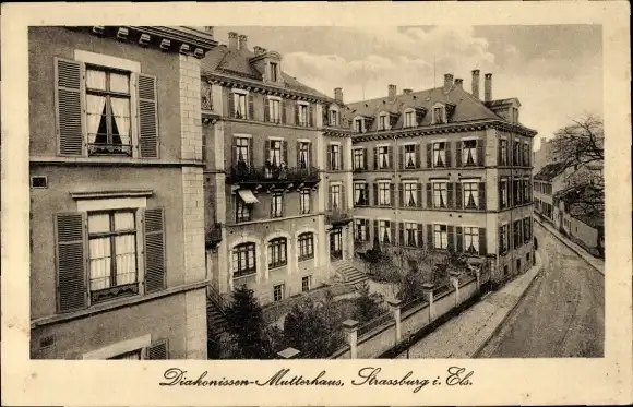 Ak Strasbourg Straßburg Elsass Bas Rhin, Diakonissen-Mutterhaus