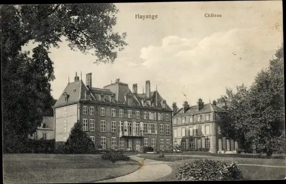 Ak Hayange Hayingen Lothringen Moselle, Schloss