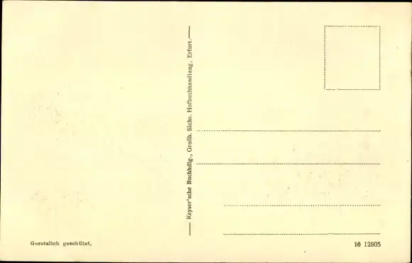 Ak Erfurt in Thüringen, Predigerkirche, Inneres