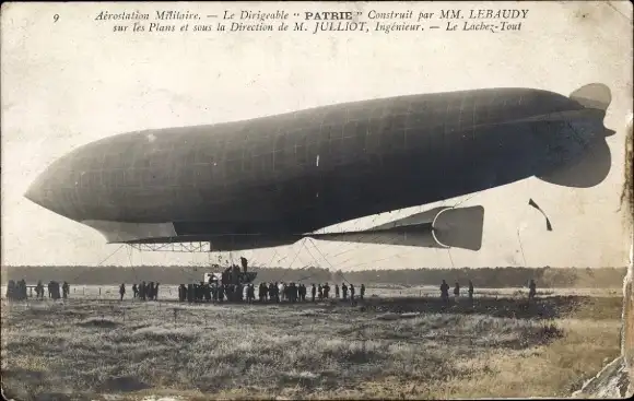 Ak Military Aerostation, das Heimatluftschiff