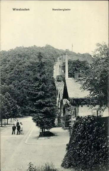 Ak Wiesbaden in Hessen, Nerobergbahn