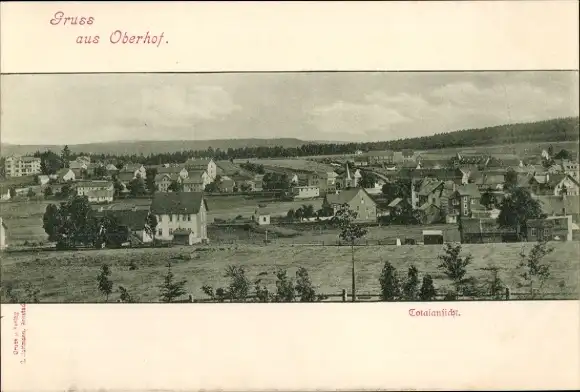 Ak Oberhof im Thüringer Wald, Totalansicht