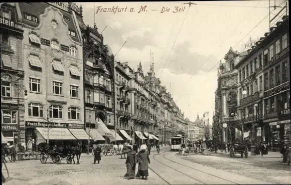 Ak Frankfurt am Main, Die Zeil