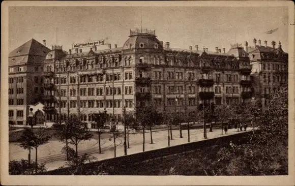 Ak Nürnberg in Mittelfranken, Württemberger Hof