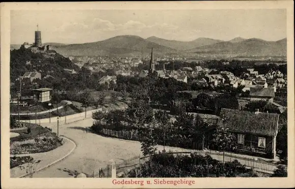 Ak Bad Godesberg Bonn am Rhein, Siebengebirge