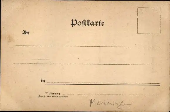 Ak Memmingen in Schwaben, Zwiebeltürme, Teilansicht