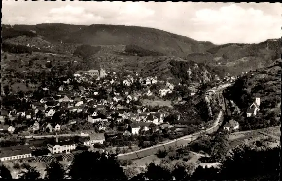 Ak Herrenwies Forbach im Schwarzwald Baden, Panorama