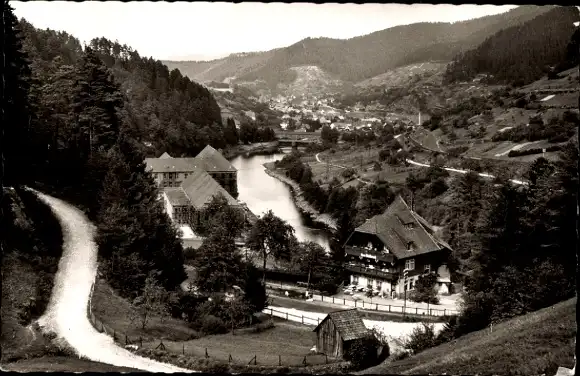 Ak Forbach im Schwarzwald, Murgtal, Panorama