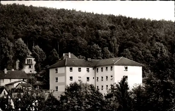 Ak Bad König im Odenwald Hessen, Haus Oskar