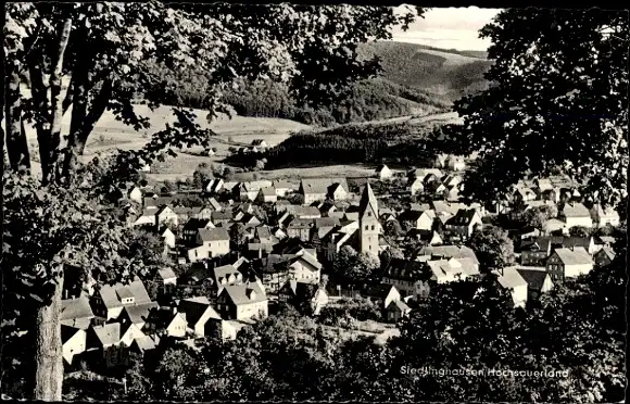 Ak Siedlingshausen Winterberg im Sauerland, Panorama