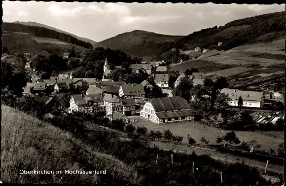 Ak Oberkirchen Schmallenberg im Sauerland, Panorama