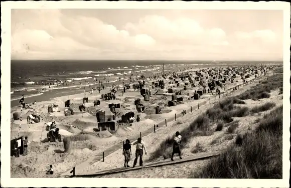 Ak Nordseebad Langeoog Ostfriesland, Strand
