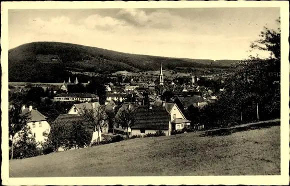 Ak Lohr am Main Unterfranken, Spessart, Panorama