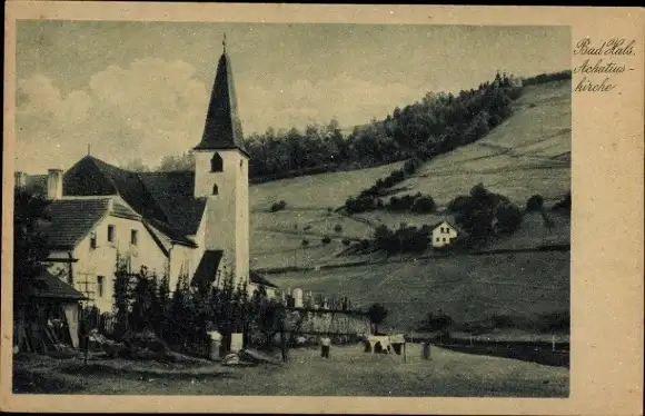 Ak Hals Passau in Niederbayern, Achatius-Kirche