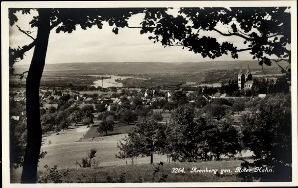 Ak Arenberg Koblenz am Rhein, Roter Hahn, Teilansicht, Kirche, Hotel-Restaurant A. Löhner