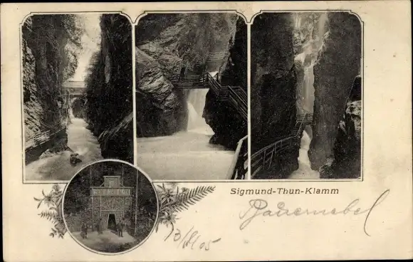 Ak Kaprun in Salzburg, Sigmund-Thun-Klamm