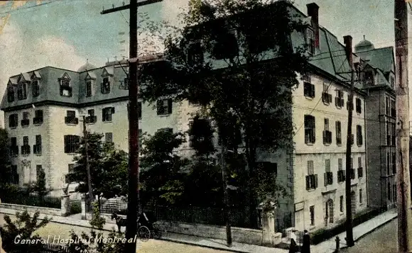 Ak Montreal Quebec Kanada, Allgemeines Krankenhaus