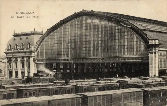 Ak Bordeaux-Gironde, Gare du Midi