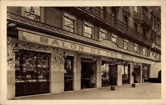 Ak Paris VIII., Restaurant Salon de Thé, Saint Augustin, Boulevard Malesherbes