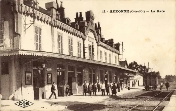 Ak Auxonne Côte d’Or, Gare