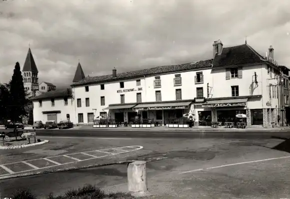 Ak Tournus Saône et Loire, Hotel de la Gare