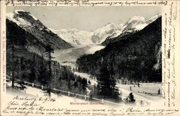 Ak Pontresina Kanton Graubünden Schweiz, Morteratsch-Gletscher