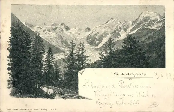 Ak Pontresina Kanton Graubünden Schweiz, Morteratsch-Gletscher