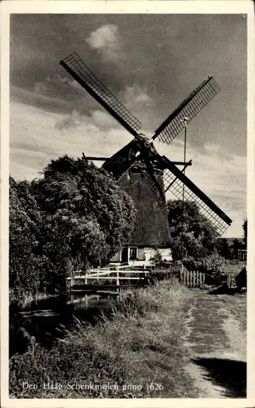Ak Den Haag Südholland, Schenk-Mühle