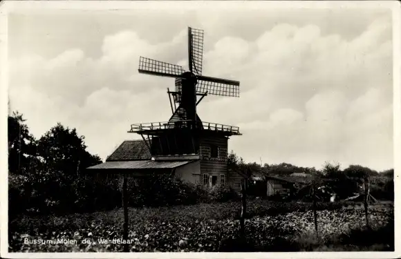 Ak Enkhuizen Nordholland Niederlande, Molen de Wandelaar