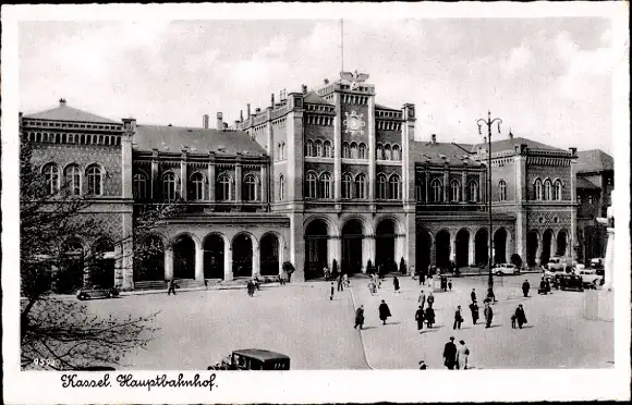 Ak Kassel in Hessen, Hauptbahnhof