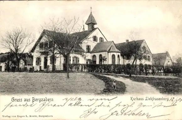 Ak Bad Bergzabern an der Weinstraße Pfalz, Kurhaus Liebfrauenberg