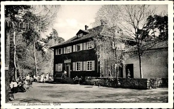 Ak Freinsheim in der Pfalz, Forsthaus Lindemannsruh, Gastwirt Friedel Trübel