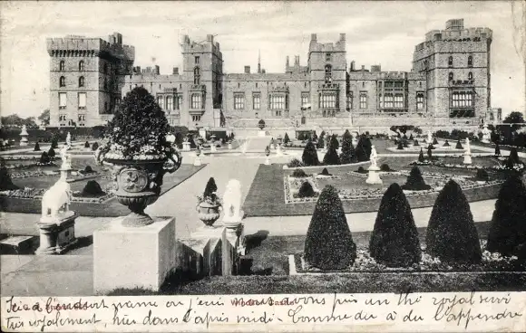 Ak Windsor Berkshire England, Schloss Windsor