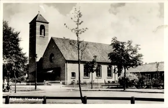 Ak Nijkerk Gelderland, Vredeskerk