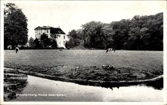 Ak Woudenberg Utrecht Niederlande, Huize Geerestein